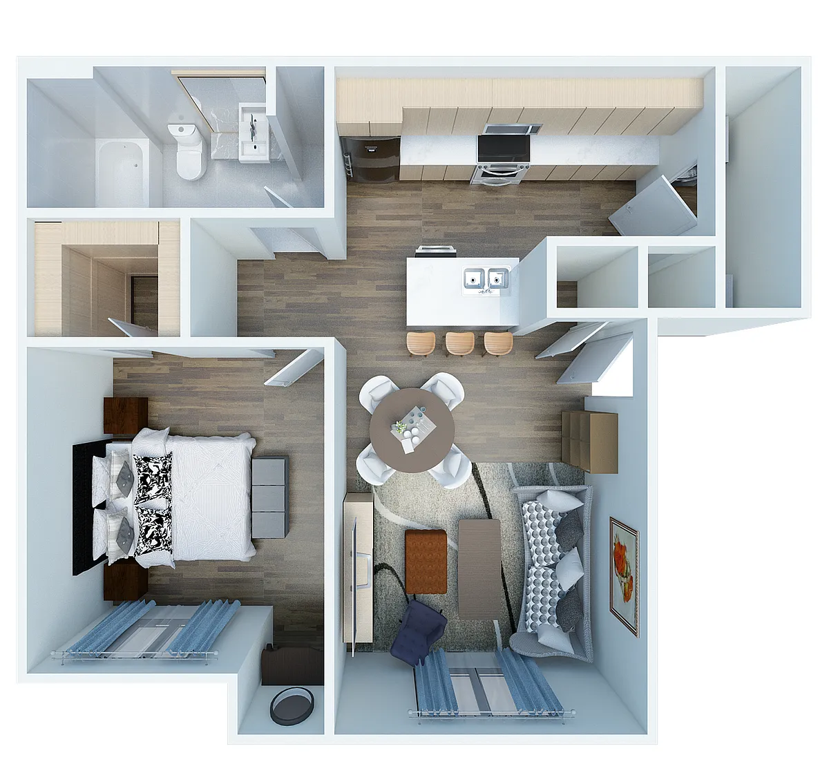 Floor plan Cash