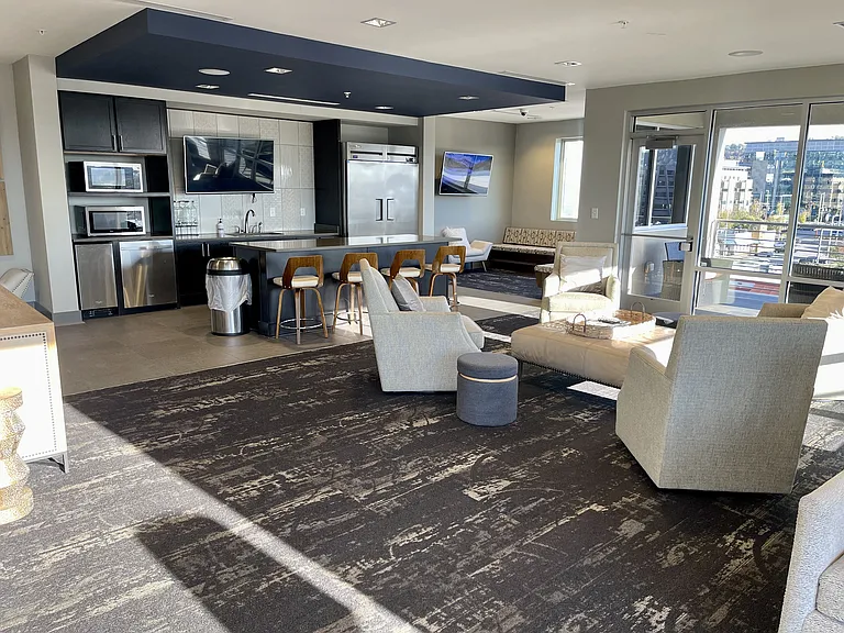 Resident Lounge and Entertainment Area