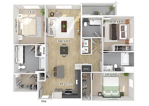 Floor plan C1