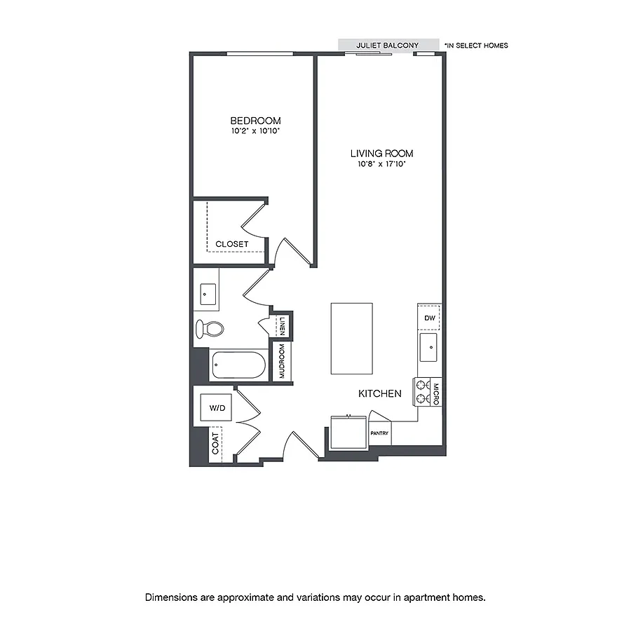 Floor plan Midvale Affordable