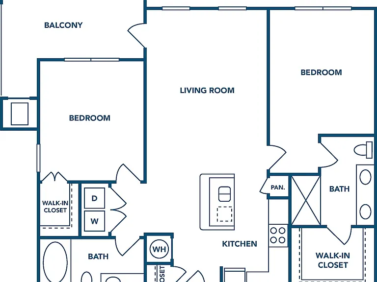 2 Bedroom | 2 Bathroom | 1079 SF 2 Bedroom | 2 Bathroom | 1079 SF