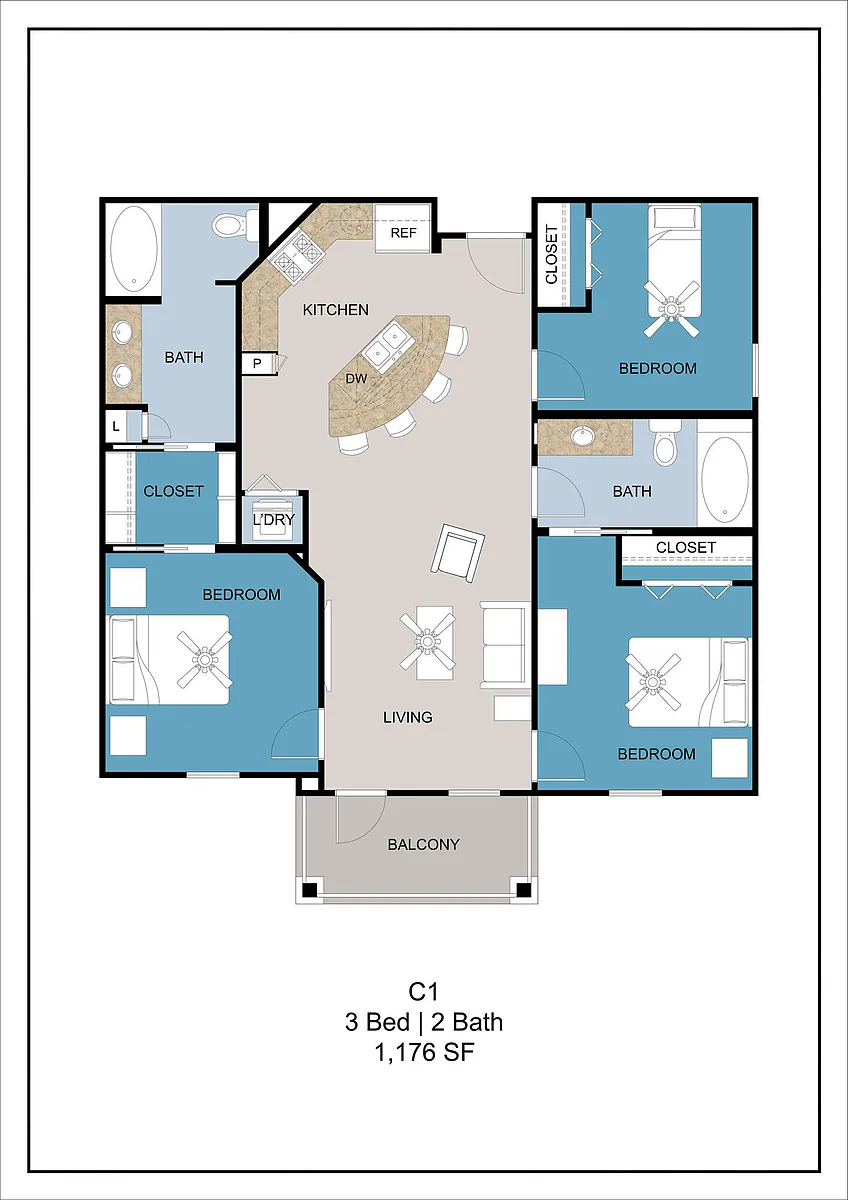 Floor plan C1