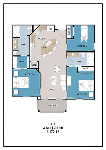 Floor plan C1