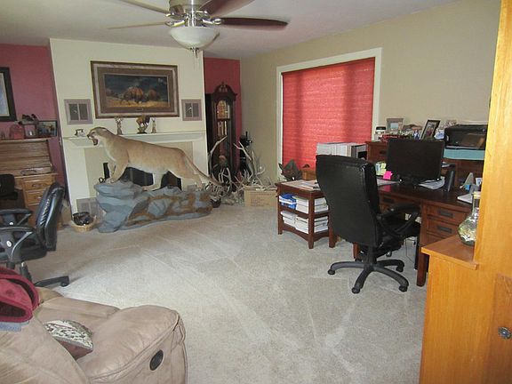 Bonus room on main floor with fireplace