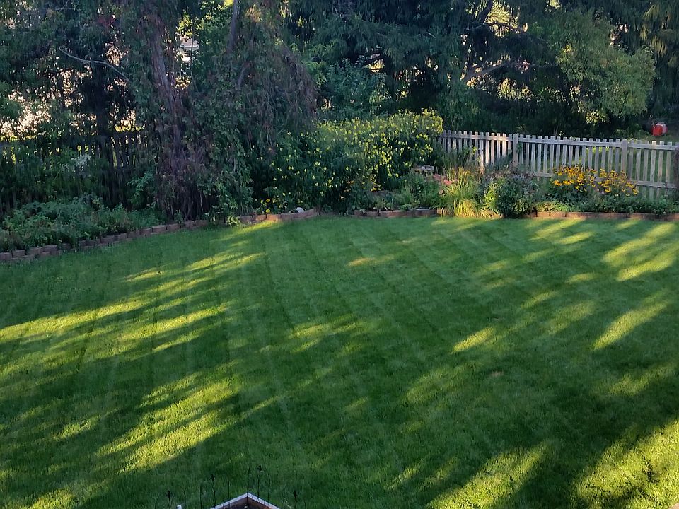 View of private backyard