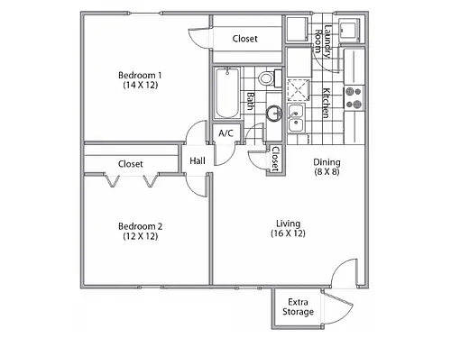 Floor plan Seaward