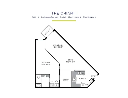 Floor plan CMV I - Chianti