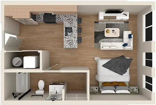Floor plan The Patent-0A