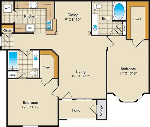 Floor plan E