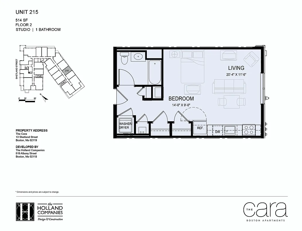 Floor plan Studio