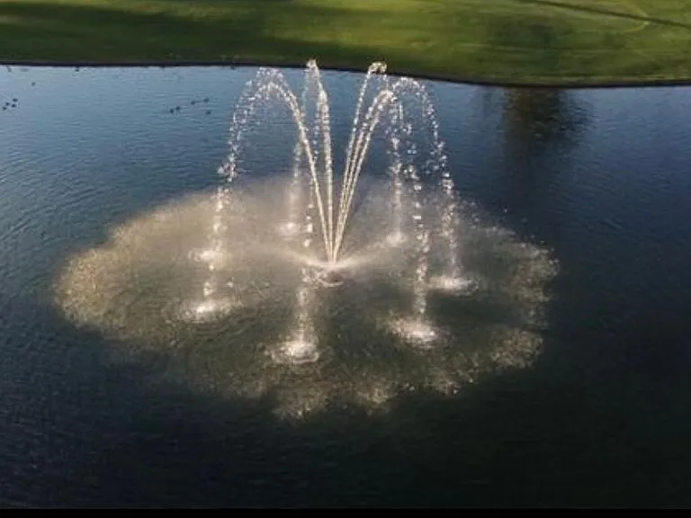 Fountains in the lakes