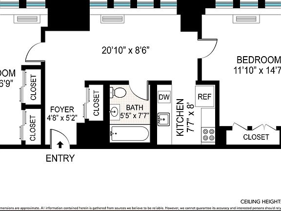 2nd image of 15 Park Row APT 17D