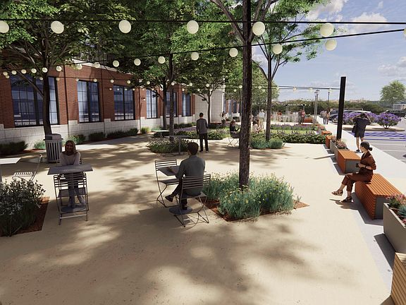 Outdoor Plaza Rendering
