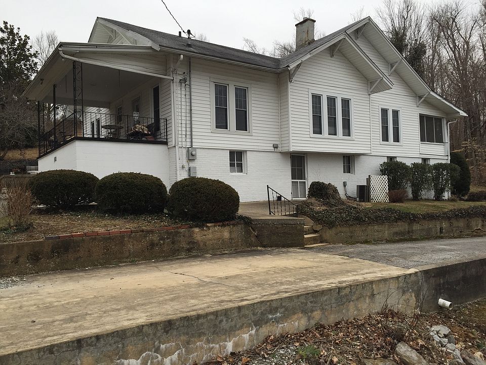 side view and back porch