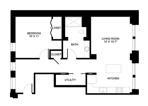Floor plan The Rockefeller
