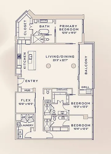 Floor plan PH4
