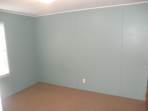 Freshly painted bedroom