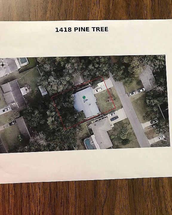 Ariel view 1418 Pine Tree Dr