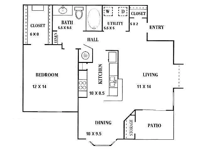 Floor plan B