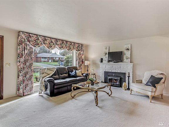 Warm up to the cozy stone fireplace. 
