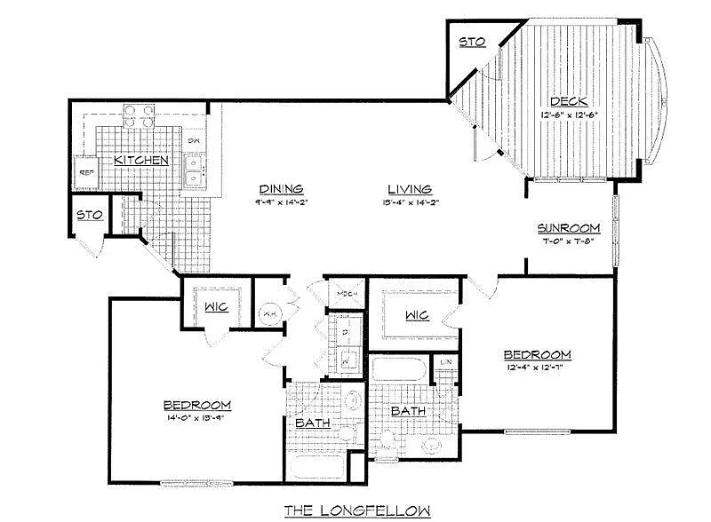 Floor plan The Longfellow