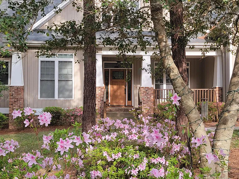 The entire property is beautifully landscaped with perennials.