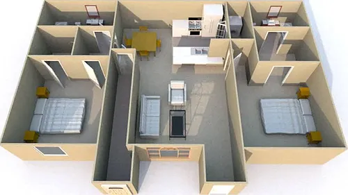 Floor plan Monterrey - Deluxe Upgrade