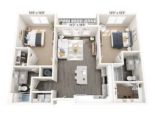 Floor plan B1