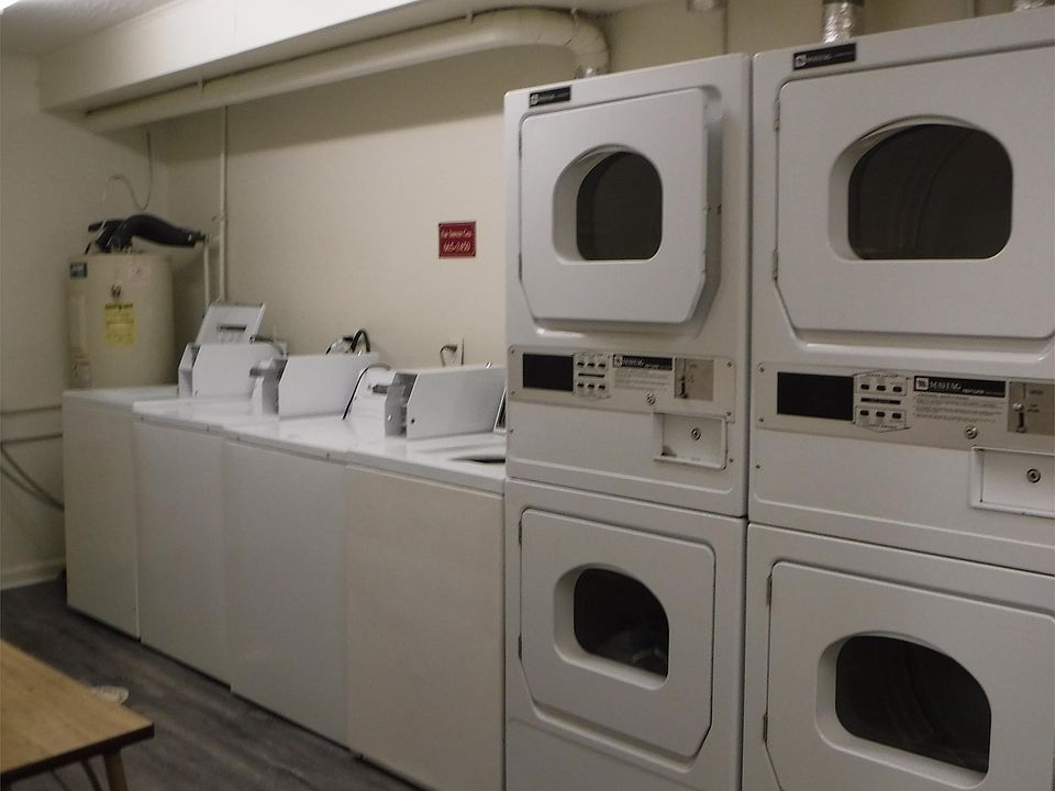 Coin laundry room