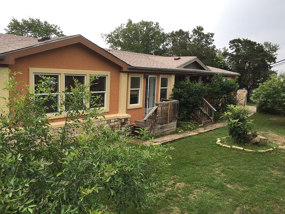 Private front yard with fruit trees