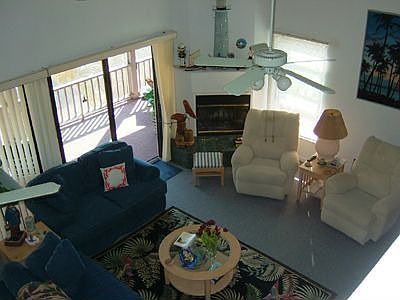 great room, cor. fireplace