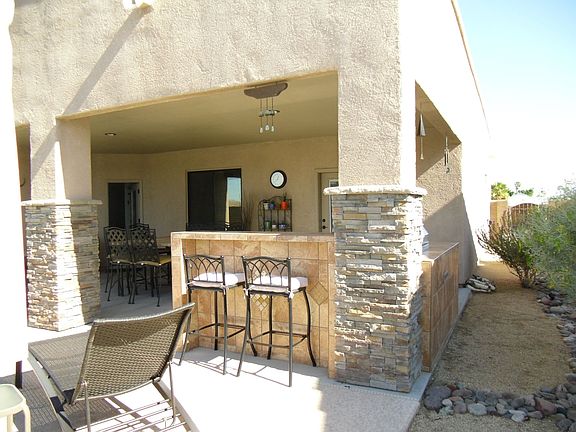 extended deck and bar area
