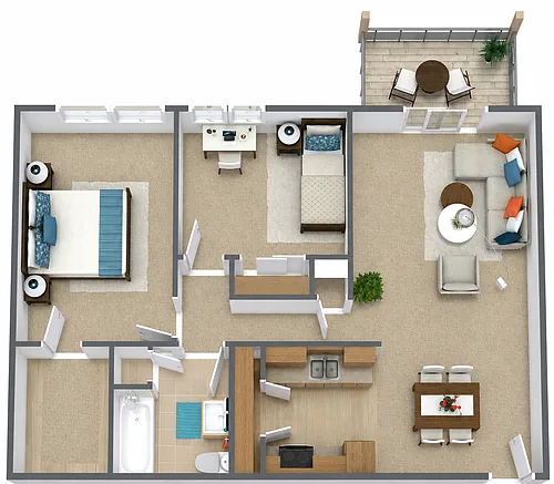 Floor plan 2X1