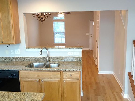 View of open layout from kitchen.