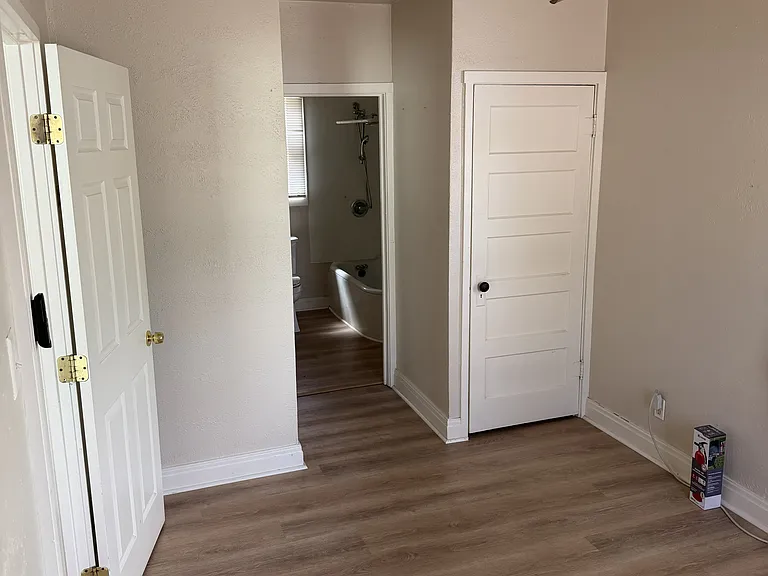 bedroom with window ac