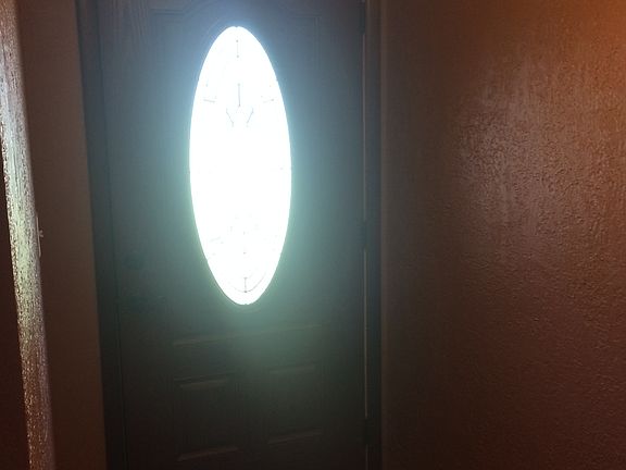 Entry way. New front door