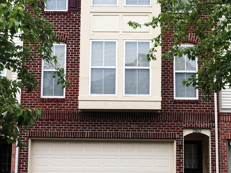 Front of the townhome