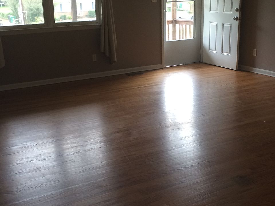 Living room with hardwoods