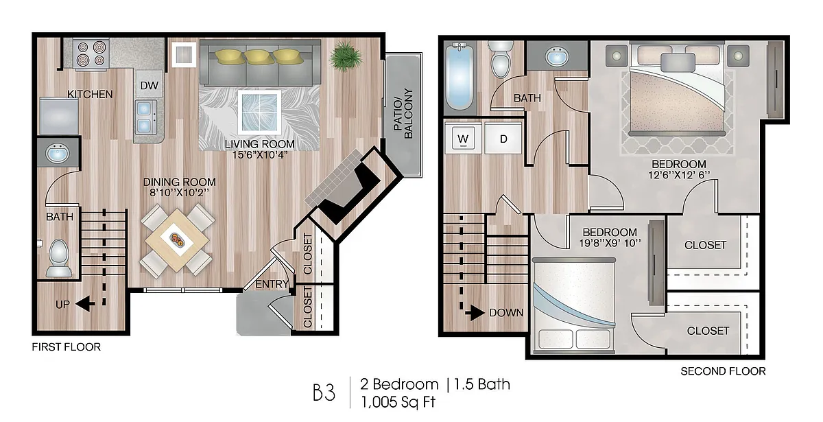 Floor plan B3