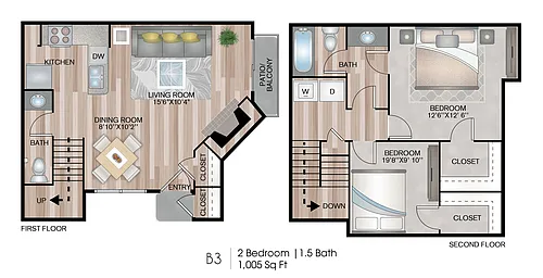Floor plan B3