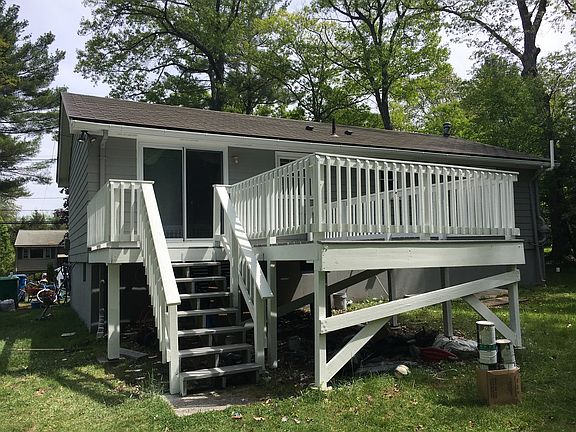 Back of the house with 18'X20' oversized deck