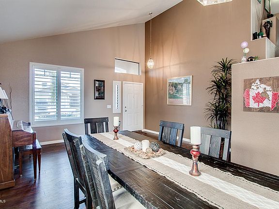 Dining room and living room