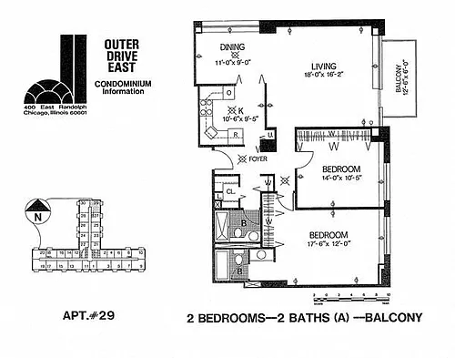 Floor plan Tier 29