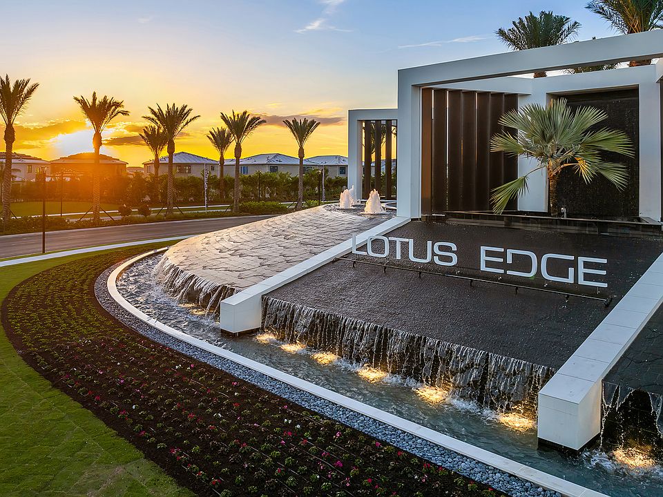 New construction single-family home in West Boca Raton, similar to Lotus Edge builder inventory