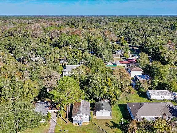 Aerial view of property