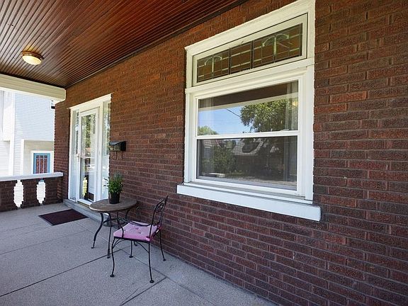 Fantastic front porch for reading books, lounging, and enjoy