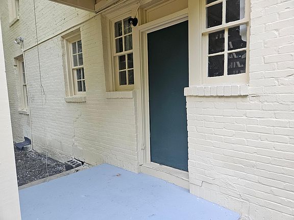 Backdoor entrance into Unit A