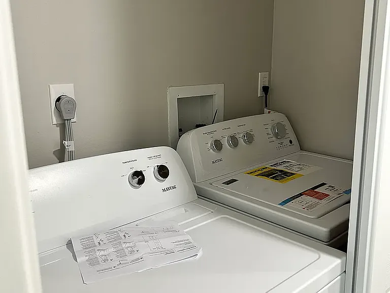 laundry washer and dryer