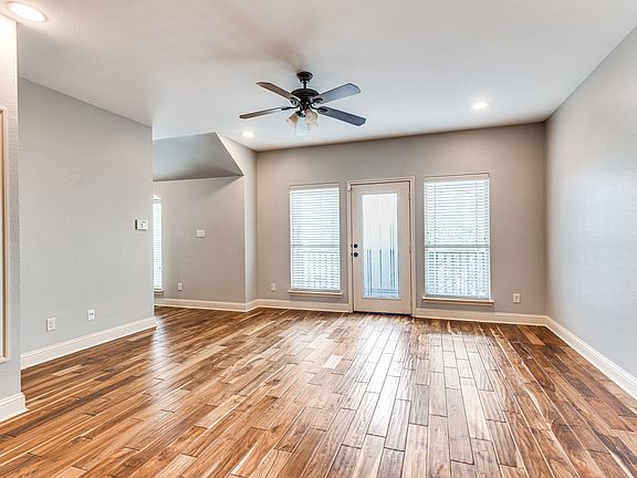 2712 Merida | Duplex walking distance to TCU | Dining space, with door to upstairs balcony.