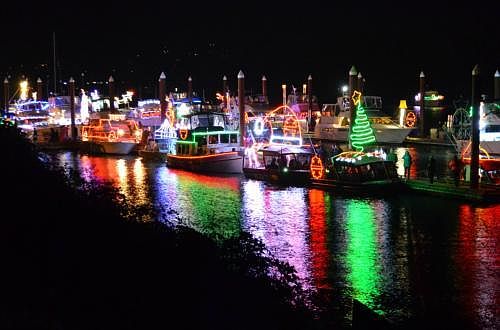 Christmas ships dock a block from your new home!